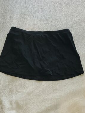 St. John's Bay Black Mini Skirt